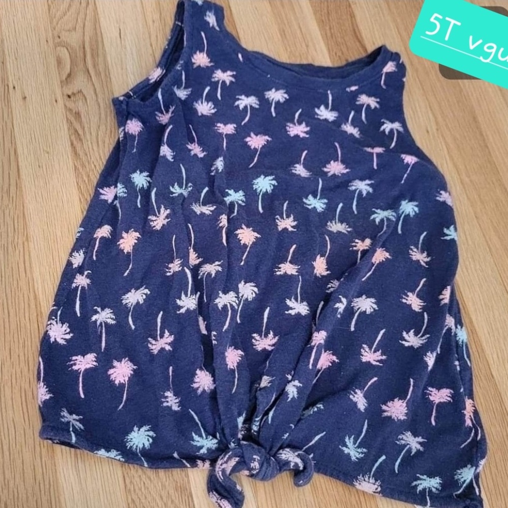 Palm tree Tank top Girls 5
